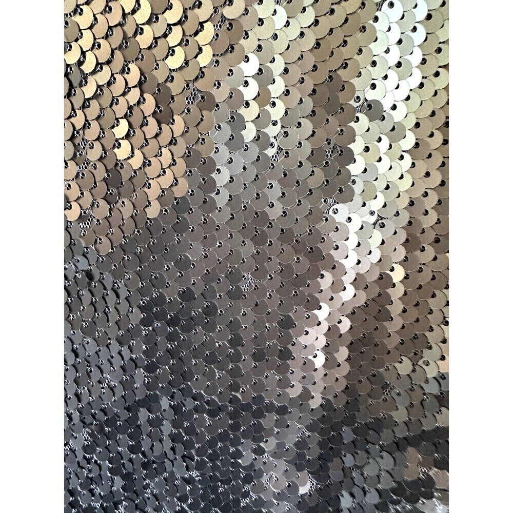 Hayden Los Angeles Silver Sequin Top Woman's Size S cocktail event holiday glam - Picture 11 of 16